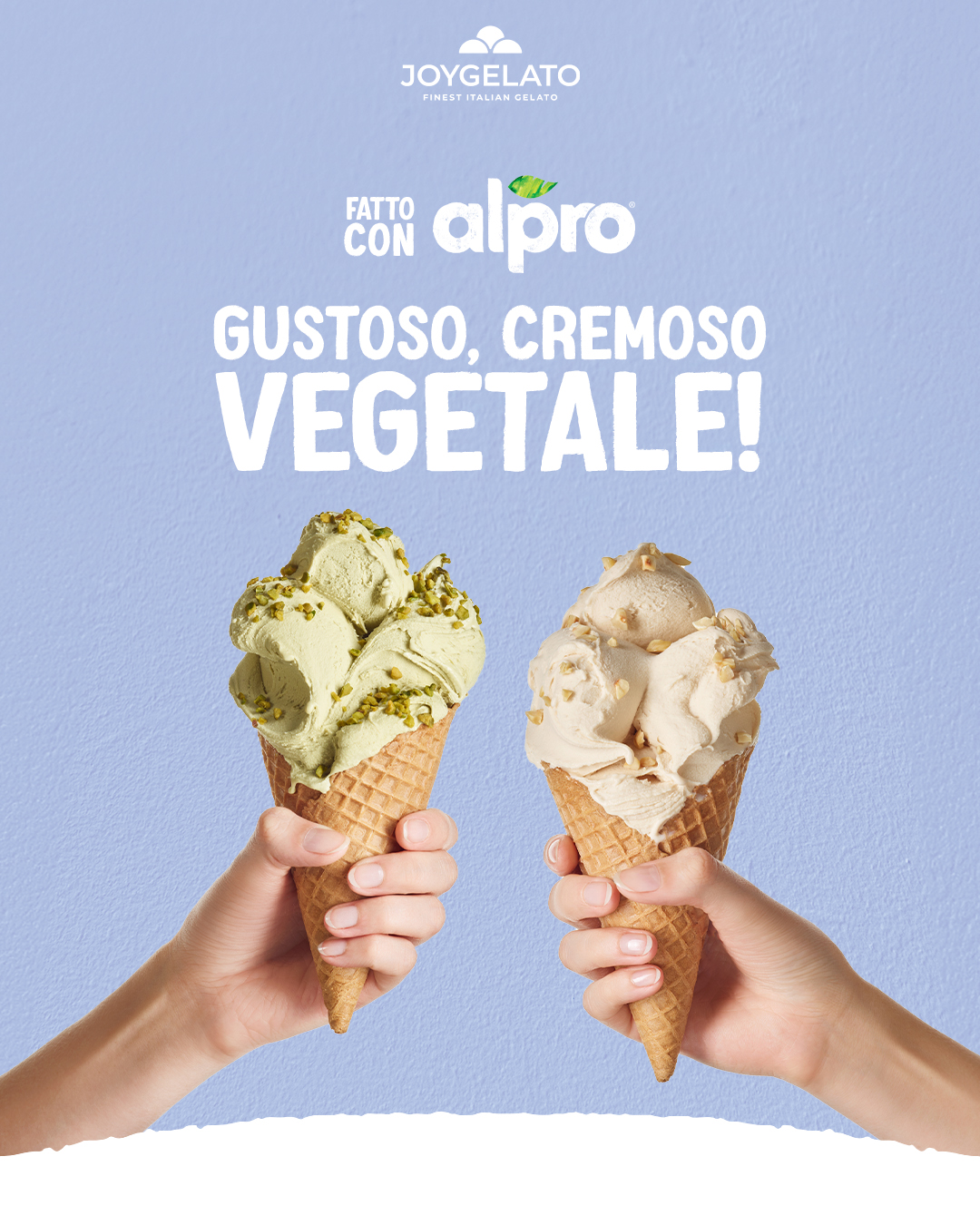 Alpro e Joygelato si incontrano per un gelato 100% vegetale!